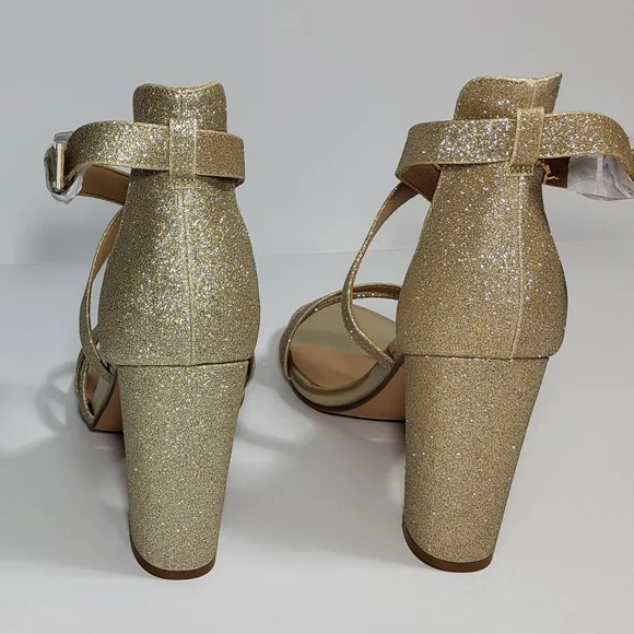 IDIFU Women's Chunky High Heel Sandal Strappy Open Toe Ankle Strap - Picture 3 of 6